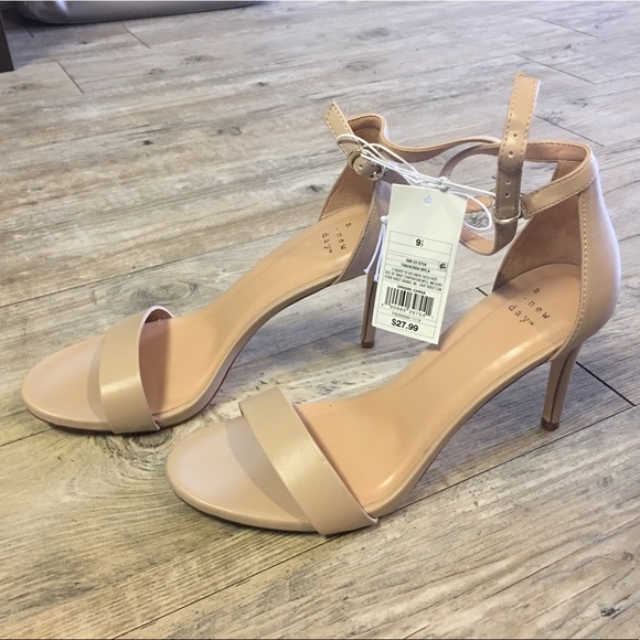a new day Shoes - NWT Beige Sandal Heels “a new day”
